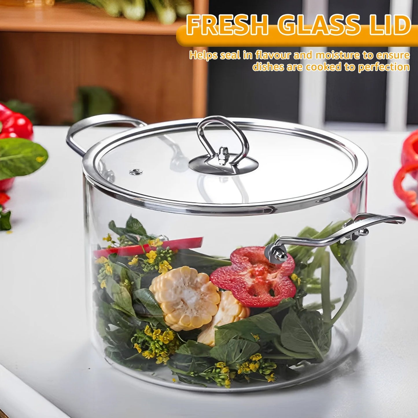 Glass Cooking Pot